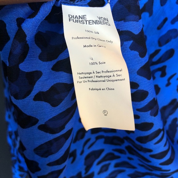 Diane Von Furstenberg silk leopard blouse - Picture 5 of 6